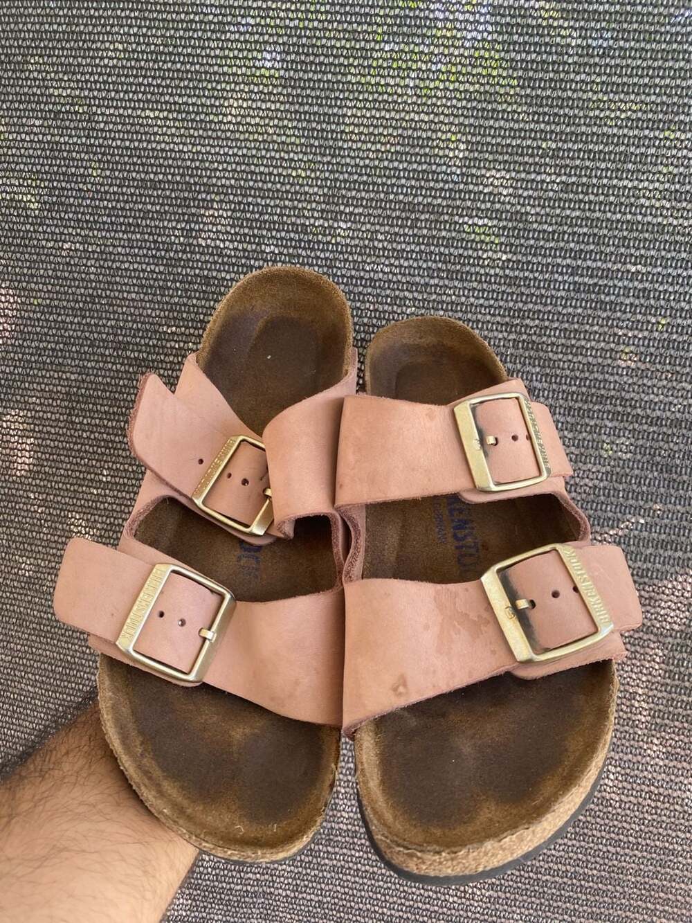 Birkenstock Arizona Oiled Leather Sandals Size 37